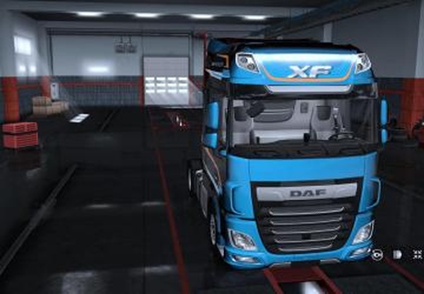 Exterior view reworked for DAF XF Euro 6v1.5.3 для Euro Truck Simulator 2 (v1.39.x)