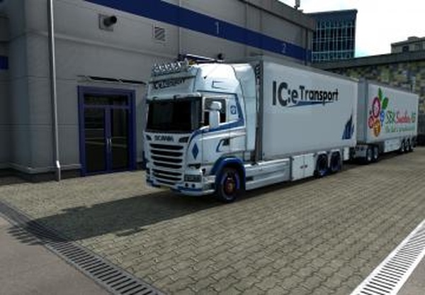 BDF Tandem Ice Transportверсия 1.0 для Euro Truck Simulator 2 (v1.38.x)