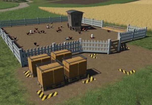 Husbandry Chickenверсия 1.0.1.0 для Farming Simulator 2019 (v1.6.х)