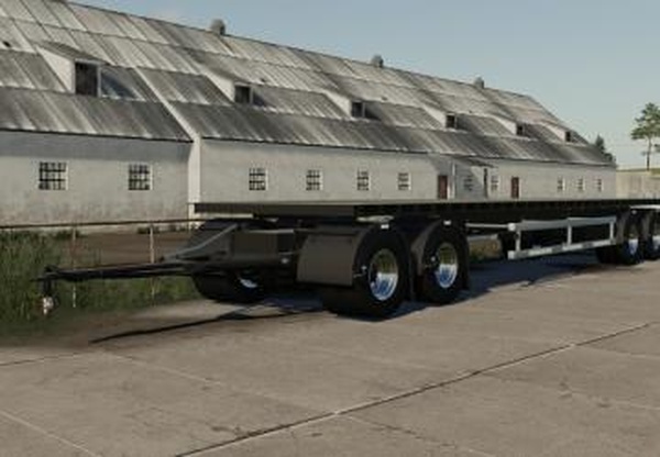 NMC Flatbed Trailerверсия 1.0.0.0 для Farming Simulator 2019 (v1.6.x)