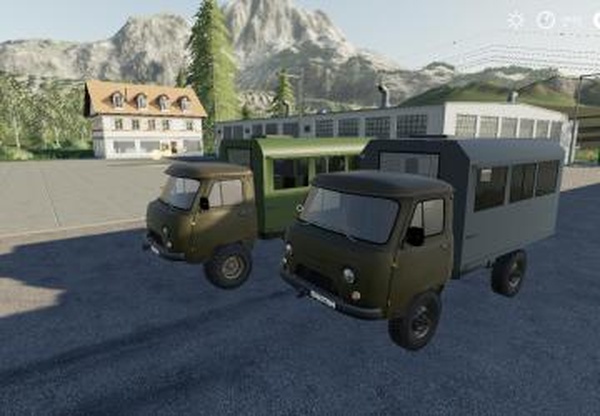 УАЗ-3303 Вахтаверсия 1.0 для Farming Simulator 2019 (v1.6.0.0)