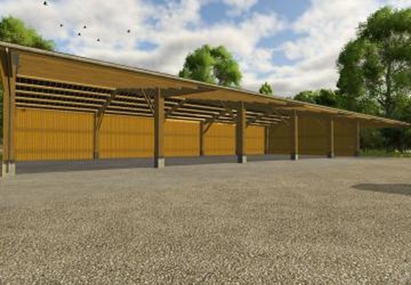 Modern Wooden Shedверсия 1.0.0.0 для Farming Simulator 2025