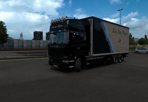 BDF Tandem Sam Star Flowersверсия 1.0 для Euro Truck Simulator 2 (v1.38.x)