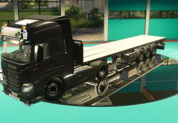 Flatbed Holland Style Trailerверсия 1.1.0.0 для Farming Simulator 2019 (v1.6.x)