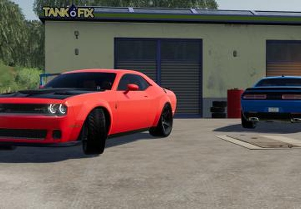 Dodge Challenger SRT Hellcat 2018версия 3.0 для Farming Simulator 2019 (v1.5.x)