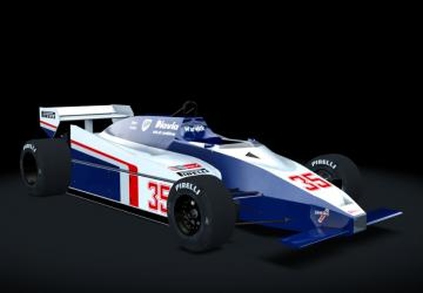 F1 1982 Toleman TG183версия 1.0 для Assetto Corsa