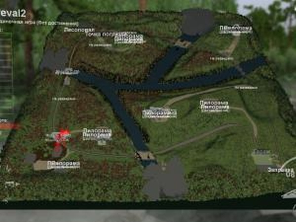 Карта «Перевал 2»версия 1.0 для SpinTires (v03.03.16)