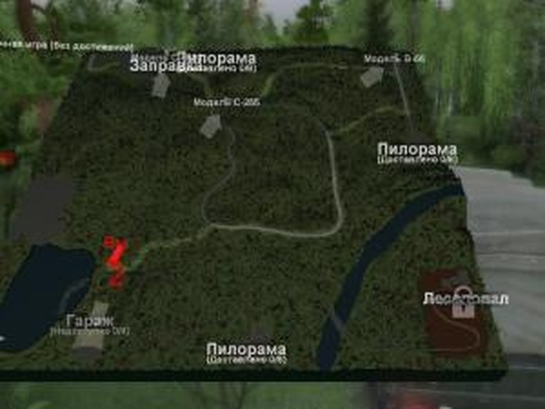Карта «Реал»версия 1.0 для SpinTires (v03.03.16)