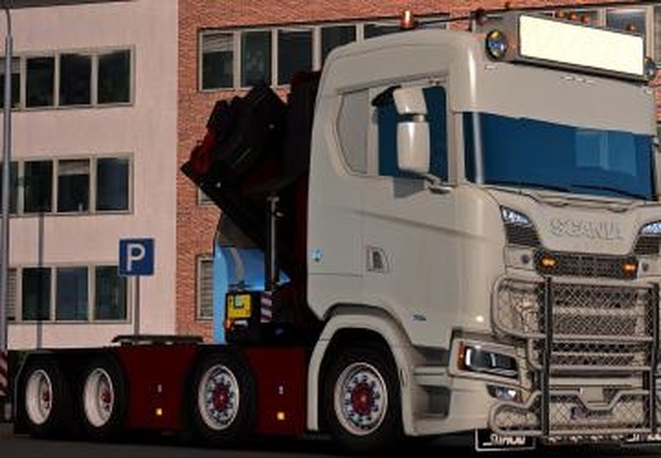 Scania 2016 Crane Chassiверсия 1.0 для Euro Truck Simulator 2 (v1.38.x)
