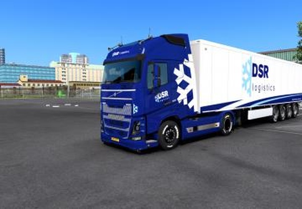 Combo skin DSR Logisticsверсия 1.0 для Euro Truck Simulator 2 (v1.38.x)
