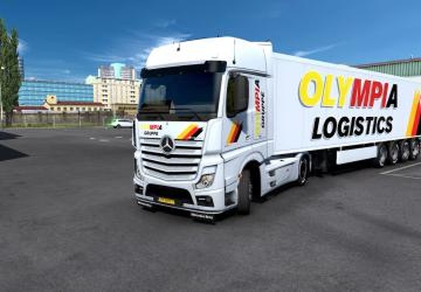 Combo Skins Olympia Logisticsверсия 1.0 для Euro Truck Simulator 2 (v1.38.x)