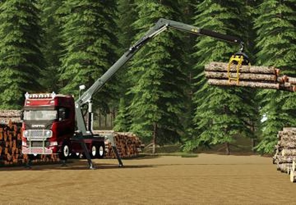 NMC Timber Loaderверсия 1.0.1.0 для Farming Simulator 2019 (v1.6.x)