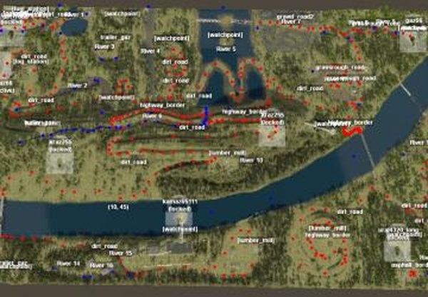 Карта «Гора, река, Ленин и дрова»версия 1.1 для Spintires: MudRunner (v18/05/21)