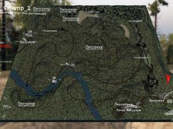 Карта «The Swamp 2»версия 1.0 для SpinTires (v03.03.16)