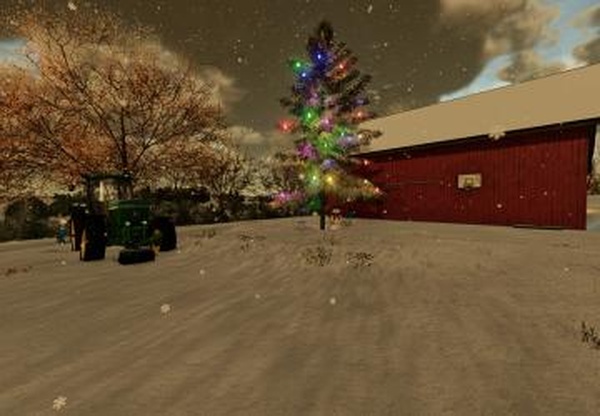 Christmas Tree With Snowmanверсия 1.0.0.0 для Farming Simulator 2022
