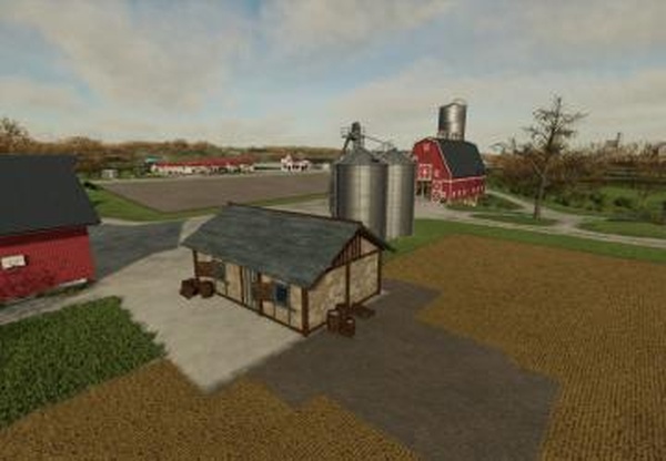 Old Building Farmhouseверсия 1.0.0.0 для Farming Simulator 2022