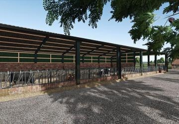Large Dutch cowshedверсия 1.0.0.0 для Farming Simulator 2025