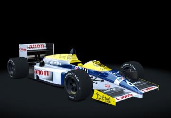 F1 1986 Williams FW11версия 1.0 для Assetto Corsa
