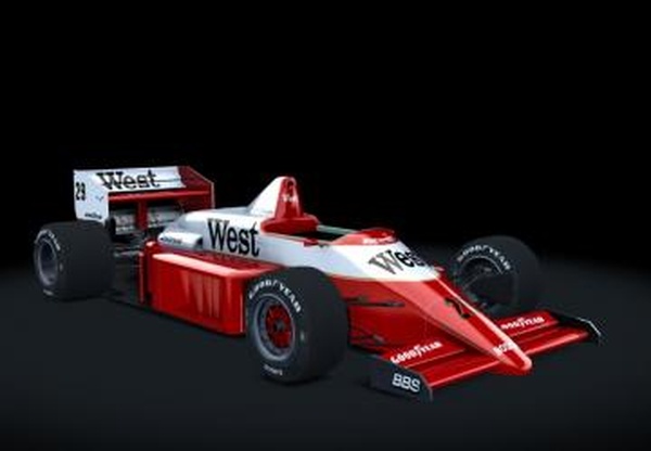 F1 1986 Zakspeed 861версия 1.0 для Assetto Corsa