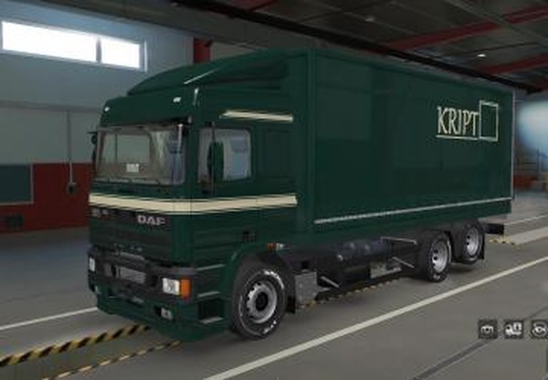 Комбо скин Kript для DAF 95 ATi и прицепаv1.0 для Euro Truck Simulator 2 (v1.37.x, 1.38.x)