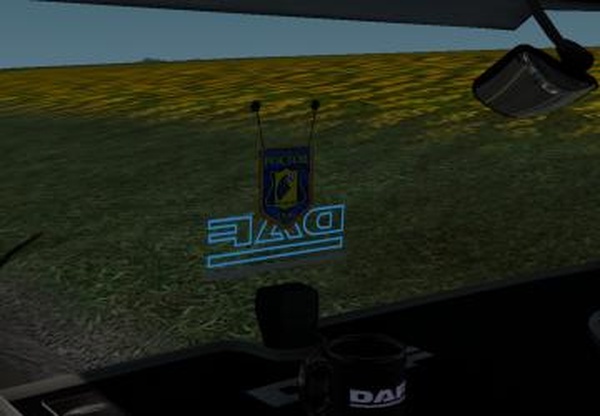 Вымпел ФК Ростовверсия 1.0 для Euro Truck Simulator 2 (v1.21.x, - 1.43.x)