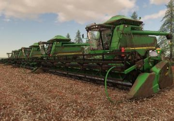 John Deere STS 9750 AND 630Fверсия 1.0 для Farming Simulator 2019 (v1.6.0.0)