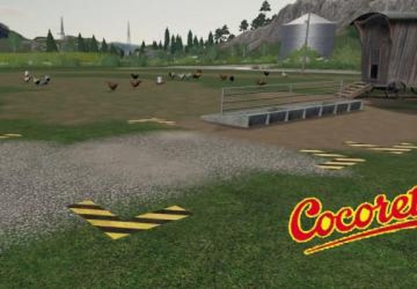 Cocorette Liberty Chickenверсия 1.5 для Farming Simulator 2019 (v1.6.0.0)
