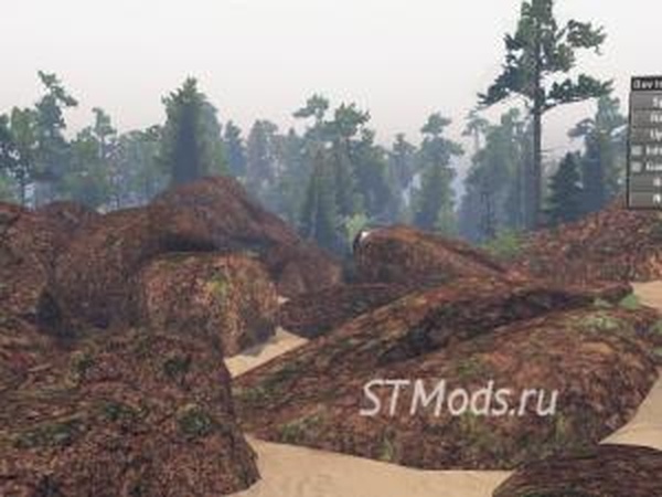 Набор объектов «Realistic Rock Pack»для SpinTires