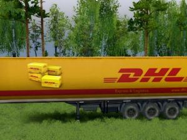 Текстура полуприцепа «DHL»версия 1.0 для SpinTires (v03.03.16)
