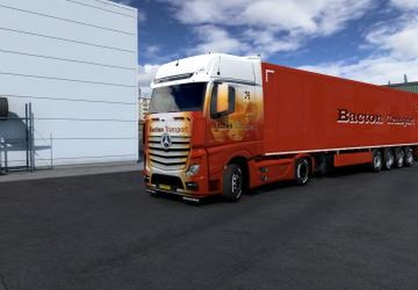 Combo skin Bacton Transportверсия 1.0 для Euro Truck Simulator 2 (v1.38.x)