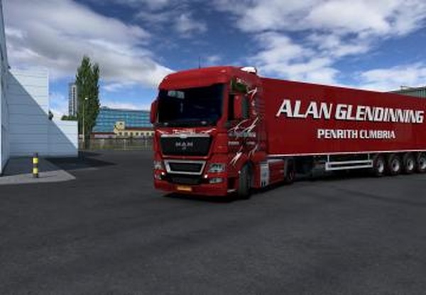 Combo skin Alan Glendinningверсия 1.0 для Euro Truck Simulator 2 (v1.38.x)