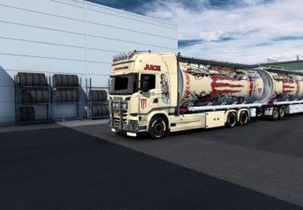 BDF Tandem Monster Pacific Punchверсия 1.0 для Euro Truck Simulator 2 (v1.38.x)