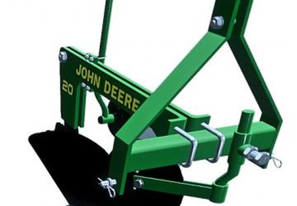 John Deere Model 20 Plow For John Deere 332 Tractorv1.0 для Farming Simulator 2019 (v1.6.0.0)