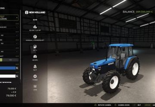 New Holland 8340 Editверсия 1.0.0.0 для Farming Simulator 2025