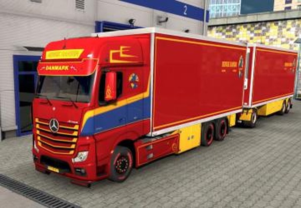 BDF Tandem Henrik Hansenверсия 1.0 для Euro Truck Simulator 2 (v1.38.x)