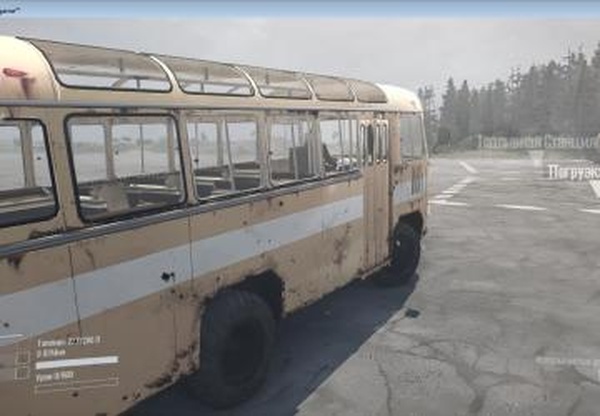 Текстура прозрачного окна Паз-3201для Spintires: MudRunner