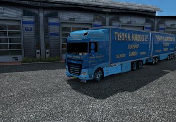 BDF Tandem Tyson H. Burridge Ltdверсия 1.0 для Euro Truck Simulator 2 (v1.37.x, 1.38.x)