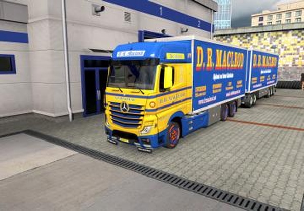 BDF Tandem  D.R. Macleod Ltdверсия 1.0 для Euro Truck Simulator 2 (v1.37.x, 1.38.x)