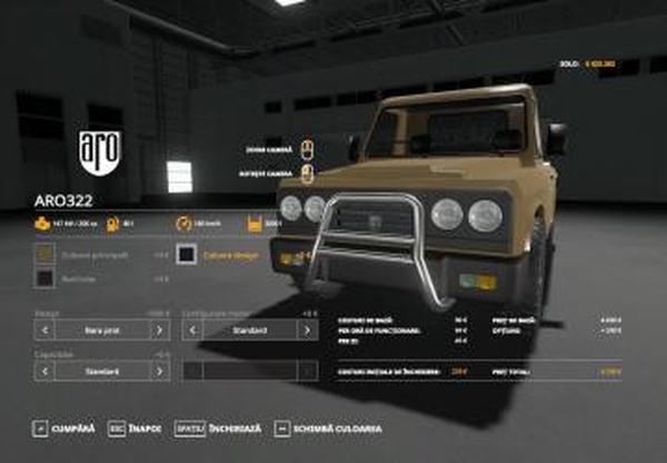 ARO 322версия 1.0 для Farming Simulator 2019 (v1.6.0.0)