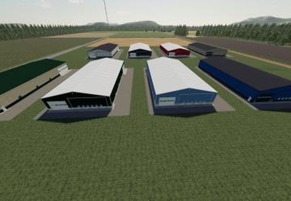 US Big Shed Edit by Lanaверсия 3.2 для Farming Simulator 2019 (v1.6.0.0)