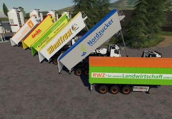 Fliegl 8er Trailer Hirschfeld Editionверсия 1.0 для Farming Simulator 2019 (v1.6.0.0)