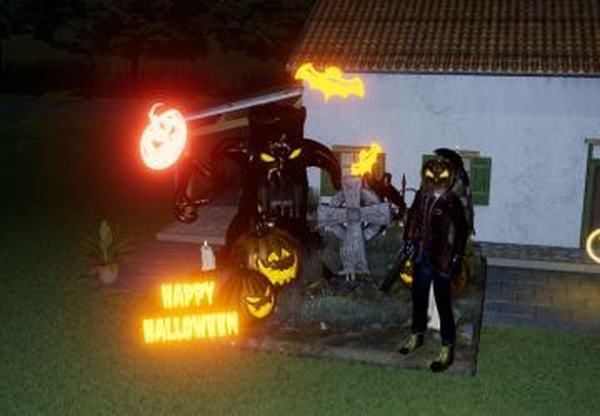 Halloween decorationверсия 1.0.0.0 для Farming Simulator 2022