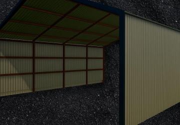 Open-ended pull-through shedверсия 1.0.0.0 для Farming Simulator 2025