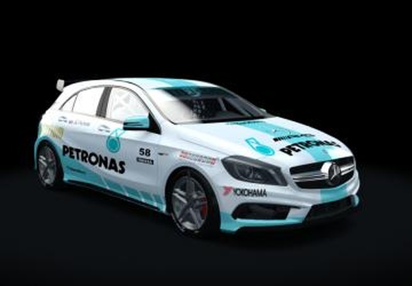 Mercedes-Benz A45 Super-productionверсия 5.9 для Assetto Corsa
