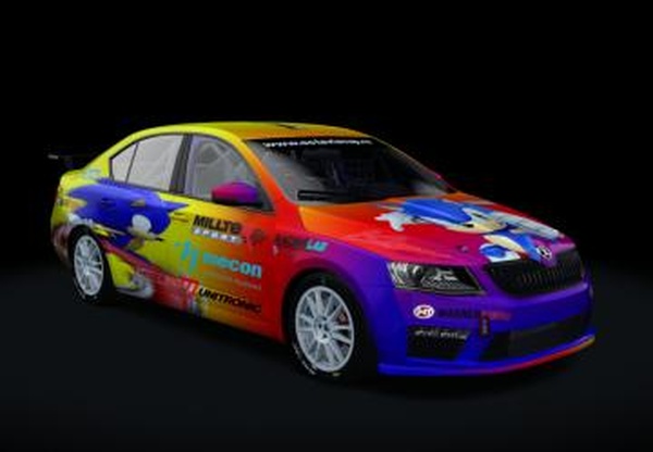 Skoda Octavia Super-productionверсия 5.9 для Assetto Corsa