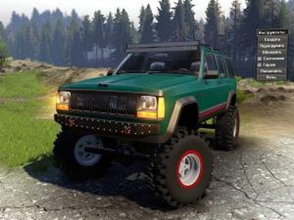 Jeep XJ и Jeep XJ Crawler 1996версия 08.08.16 для SpinTires (v03.03.16)