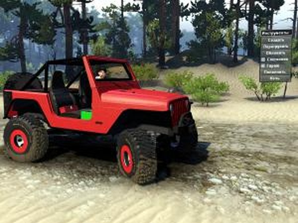 Jeep Wrangler 2005версия 06.08.16 для SpinTires (v03.03.16)