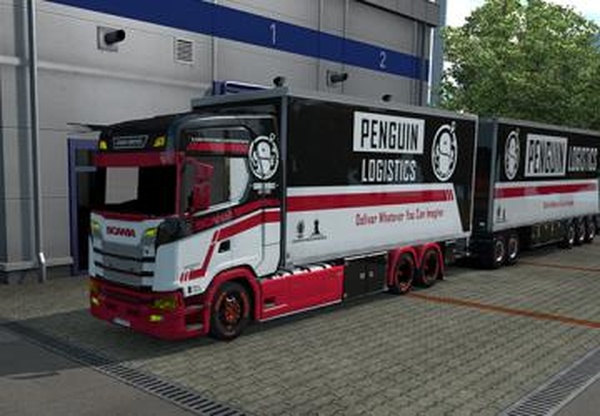 BDF Tandem Penguinверсия 1.0 для Euro Truck Simulator 2 (v1.37.x, 1.38.x)