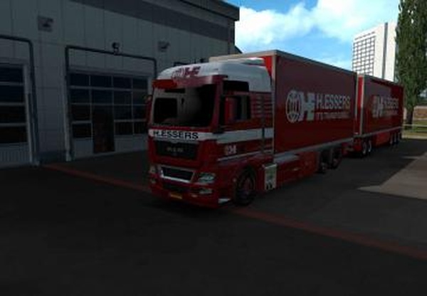BDF Tandem MAN TGX H.Essersверсия 1.0 для Euro Truck Simulator 2 (v1.37.x, - 1.43.x)