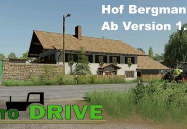 Autodrive Route Network Hof Bergmannверсия 1.2 для Farming Simulator 2019 (v1.6.0.0)